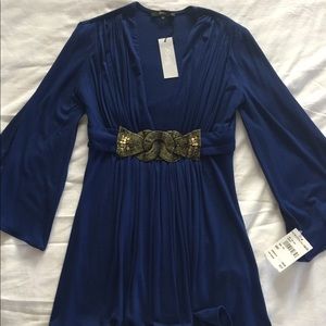 SKY brand tunic deep V top NWT size M